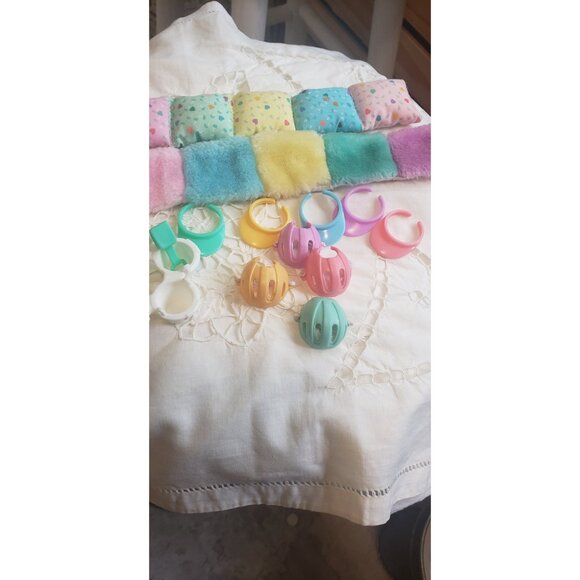 Quints Accessory Lot Vintage Tyco Toys Beach Accessories Sun Visor Sand - Picture 10 of 10